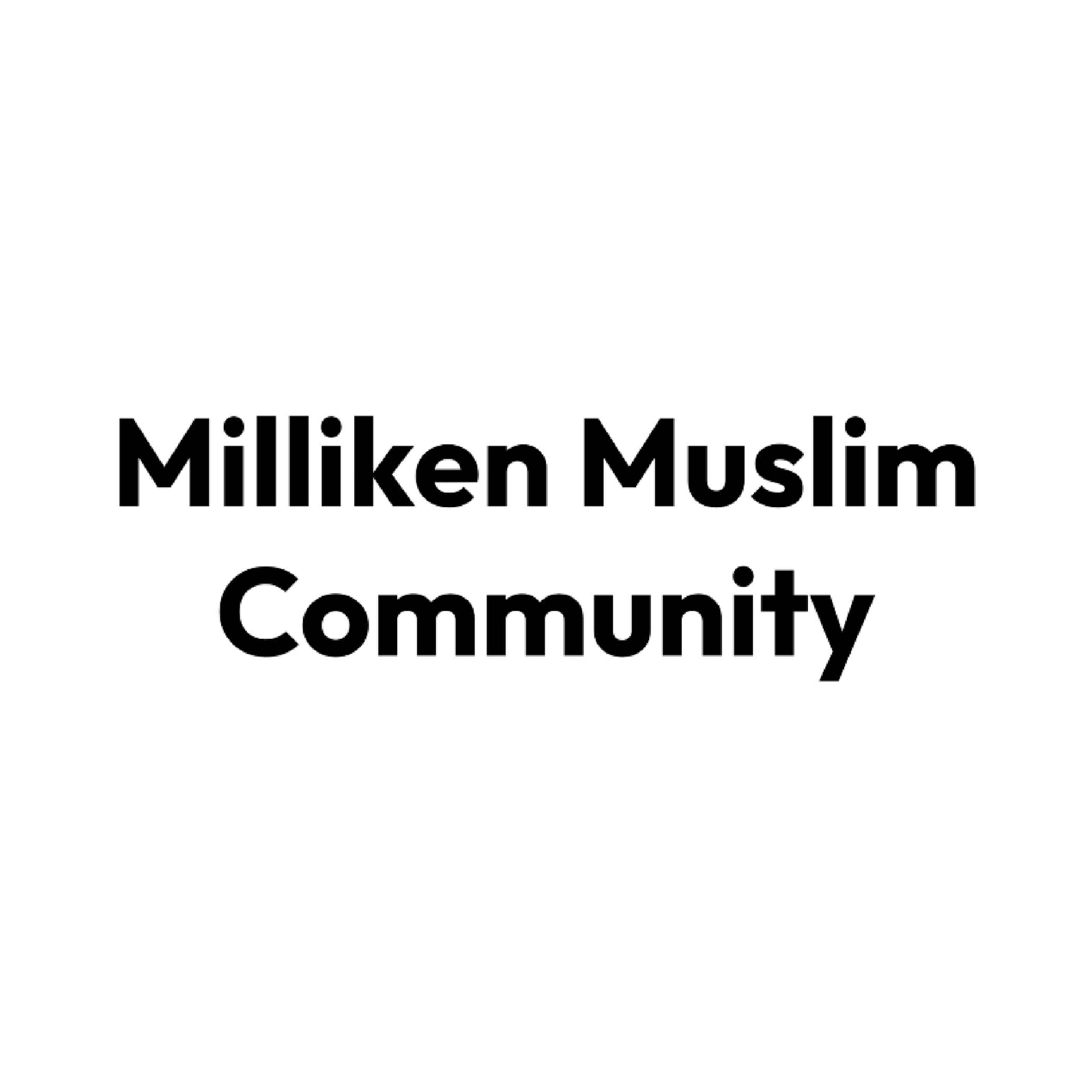 Milliken Muslim Community Logo